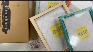 Violabbey 8x10 4 Pack Photo Frames Unboxing