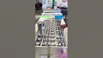 A magnetic conveyor system