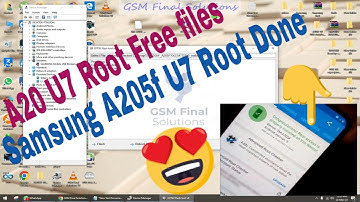 How to Root Samsung A205f U7 android 9.plus bonus Download mode logo fix file free .....