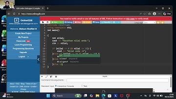 Penjelasan dan praktik Program IF ELSE dalam bahasa pemrograman C++