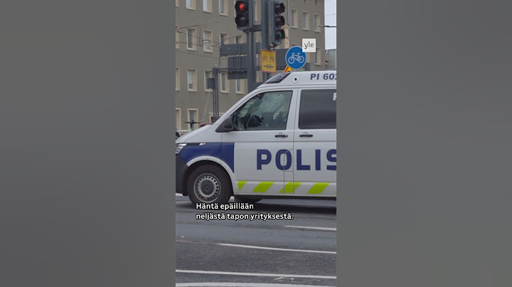 Tämä Tampereen puukotuksesta tiedetään nyt