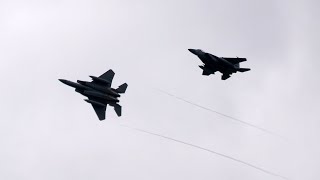 2024 First State Airshow - F-15C Eagle Arrivals