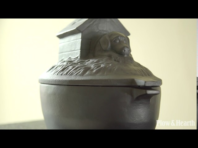 Cast Iron Dog House Wood Stove Steamer - YouTube