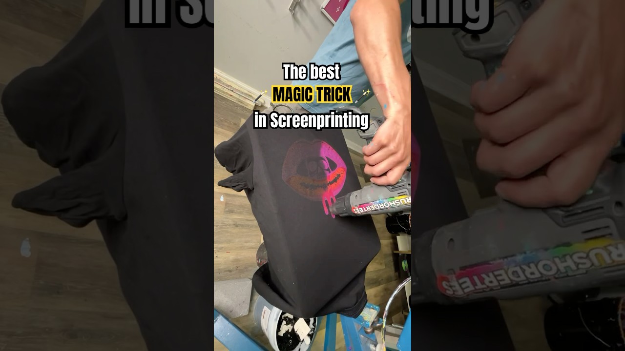 More Proof That Screen Printing Is MAGIC! 😱✨