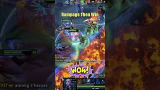 Rampage Then Win - Dota 2 #dota2 #shorts #live #asvinnet #games #gaming