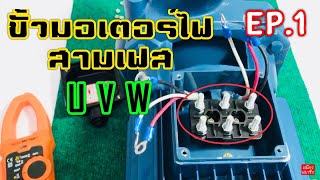 ขั้วมอเตอร์ไฟสามเฟส U, V, W, (EP1)