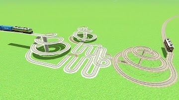 TRAIN RUNNING TRACK RAILROAD RAILWORK BEANG TRAIN SIMULATOR GAME SNAKE WALA TRICK 