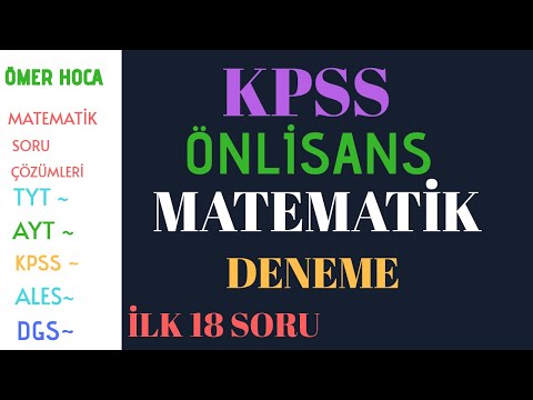 Kpss Önlisans Matematik