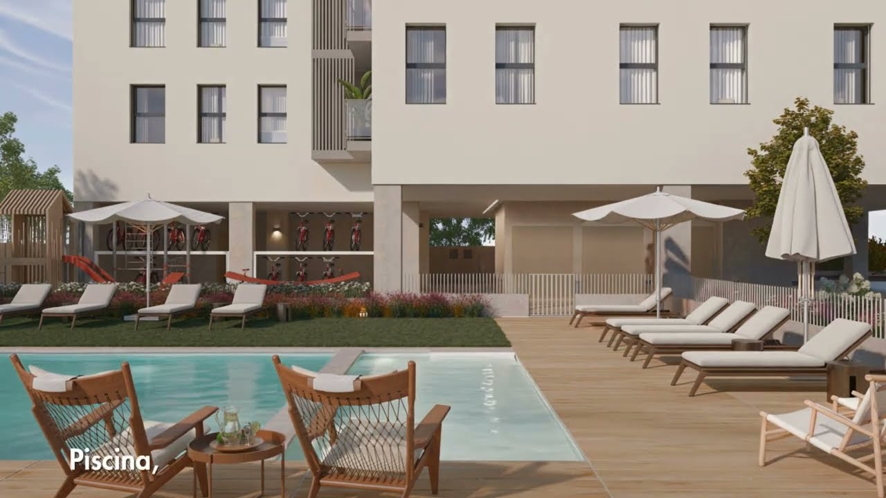 Vídeo 3D: Ejemplo de vídeo de venta · Jardines de las Cortes