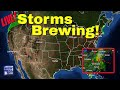 🔴 LIVE: Storms Brewing! Severe Storm Coverage! 3-10-24
