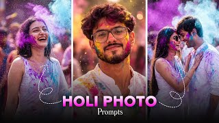 Trending Holi Photos prompt 😍 || Artistrajk screenshot 5