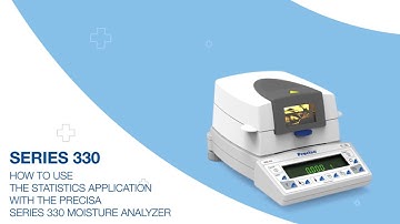 How To Use The Statistics Application With The Precisa Series 330 XM Moisture Analyzers