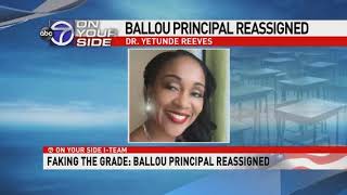FAKING THE GRADE Ballou principal out, grad requirements may be lowered