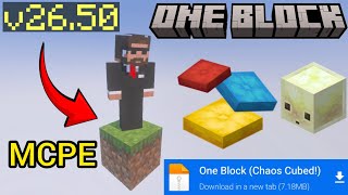 One Block Map MCPE 26.51+ screenshot 3