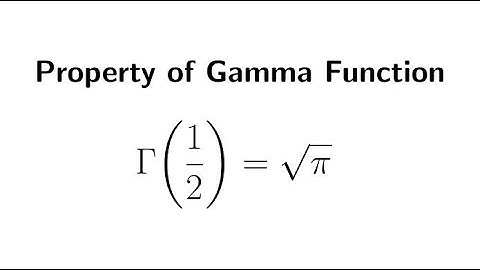 How to Find Gamma(1/2)