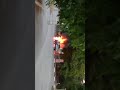 Загорелась машина  в городе Шахты