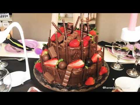 Genoise Et Decoration De Gateau D Anniversaire Au Chocolat Youtube