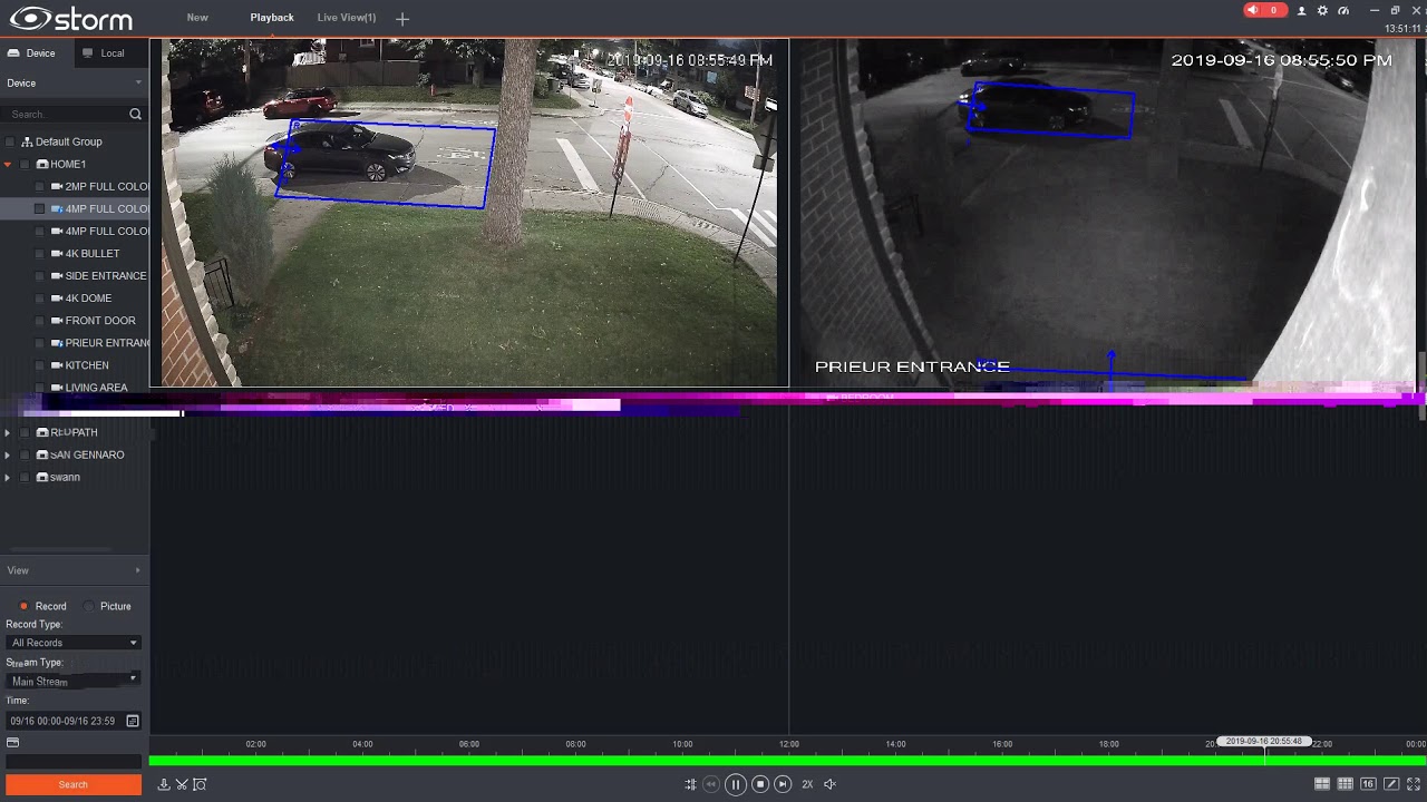 Inaxsys Storm VMS Night Color Difference
