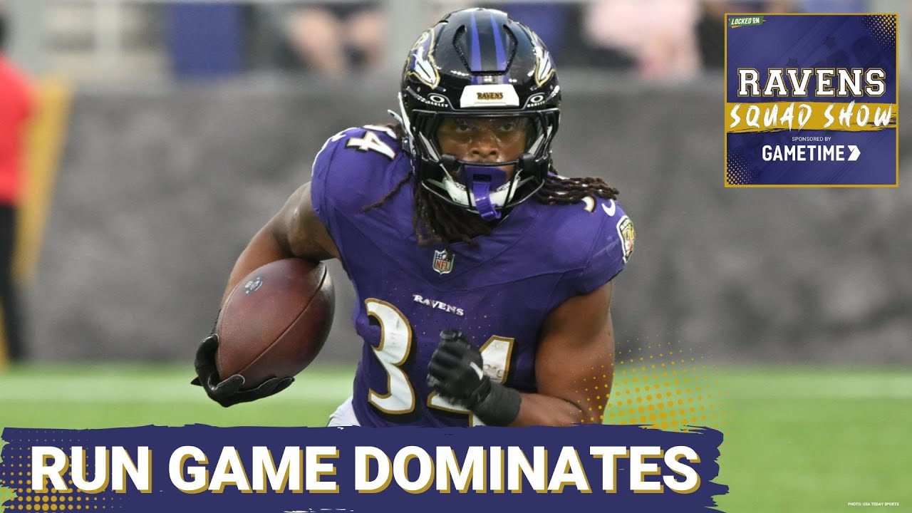 RAVENS SQUAD SHOW: Baltimore Ravens RUSH past Indianapolis Colts