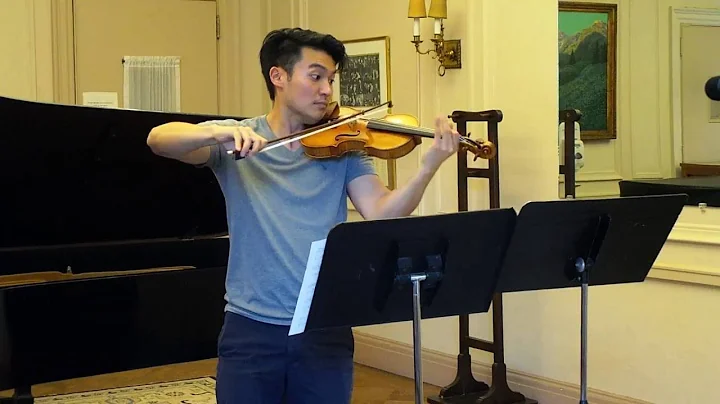Ray Chen Warming Up