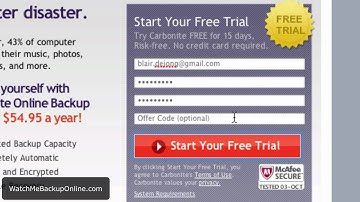HOW TO: Download & Install Carbonite Online Backup