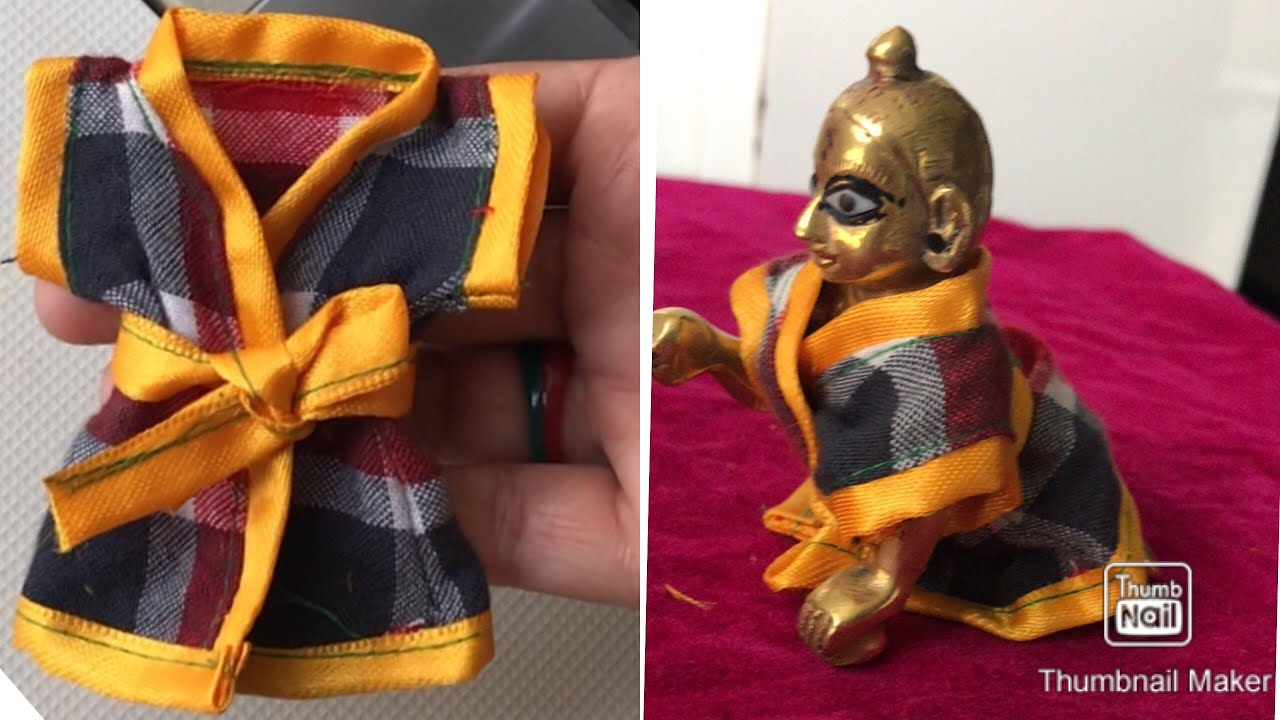 How to make laddu gopal night wear (suit)😍(No3)😍 https://www.youtube.com/c/laddugopals