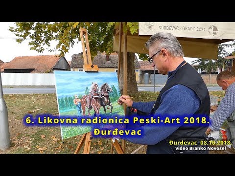 6. Likovna radionica "Peski-Art 2018. Đurđevac"