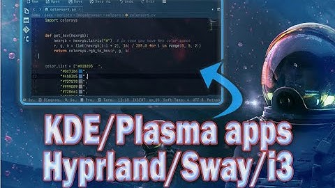 Make KDE/Plasma apps look GOOD in tiling WM [Hyprland] [Swaywm] [i3wm]