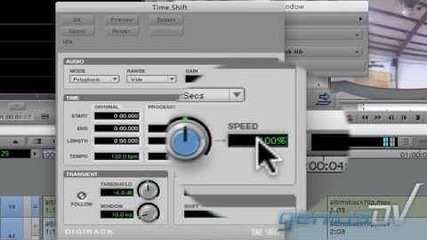 Media Composer speed ramp using slow motion with audio
