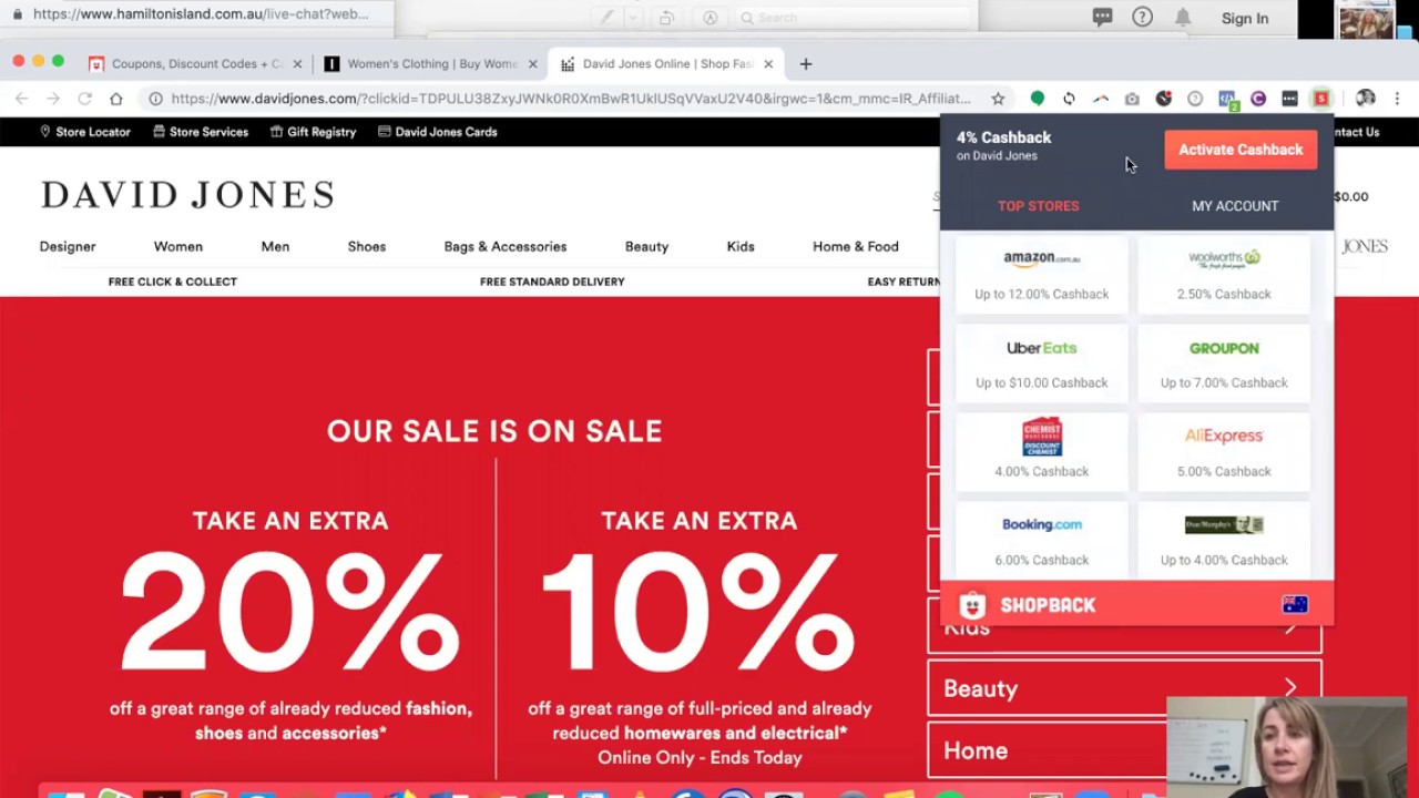 Get free money when you online shop youtube