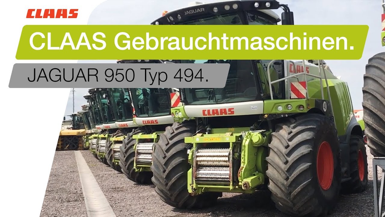 CLAAS Gebrauchtmaschinen. JAGUAR 950 Typ 494.