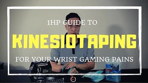 HOW TO USE KINESIOTAPE FOR YOUR WRIST PAIN | GAMING PAIN MANAGEMENT
