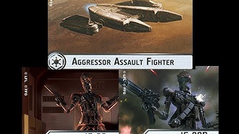 How-to use Squadron "Aggressor Assault Fighter" (and Uniques) - Star Wars Armada Explained (SWAE)