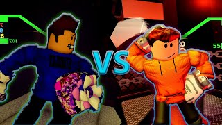 Fighting with WORST STRENGTH GLOVE against PRO PLAYERS in Roblox Boxing League!