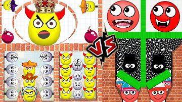 Hide Ball Brain teaser games 🆚 Draw to smash - save the bees & dogs Gameplay part 32