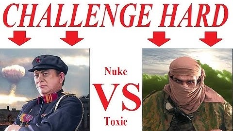 🔴 C&C Generals Zero Hour - Challenge Hard - 2 - Nuke vs Toxic 🔴