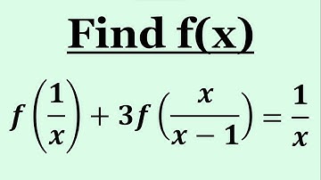 Solving an Interesting Functional Equation: Find f(x)