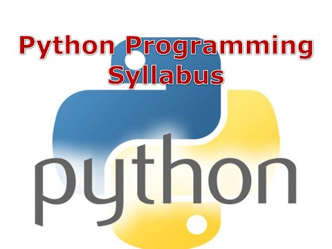 1. Python Programming Language Syllabus