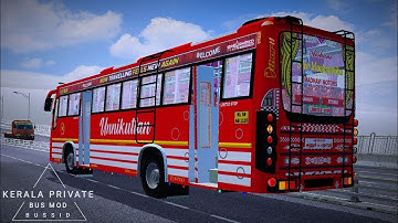 MADHAVI Private Bus Mod In Bus Simulator Indonesia - Bussid Bus Mod - Bussid Car Mod - Bussid