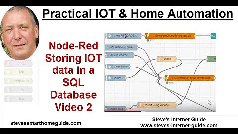 Node-Red Storing IOT data In a SQL Database-Part 2 JSON Data