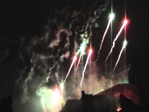 Virgin concert fireworks Edinburgh 2013