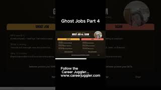 Today: ghost job vs. scam, they're not the same thing. #careeradvice #jobsearch