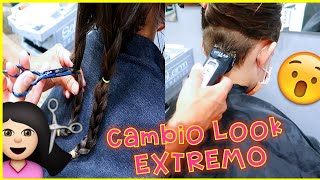 CAMBIO de LOOK EXTREMO  MI PADRE se ENFADADONAMOS nuestro PELO ¿ÁLEX se RAPA? ‍‍‍