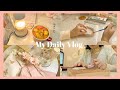 My daily vlog 🎨🏠 จัดห้องใหม่, เห่อโต้ะทำงาน, Cleaning room, สั่งของอิเกีย, unbox, ปั้น clay tray