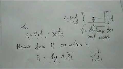 FM-2 DEPTH OF HYDRAULIC JUMP PART-3