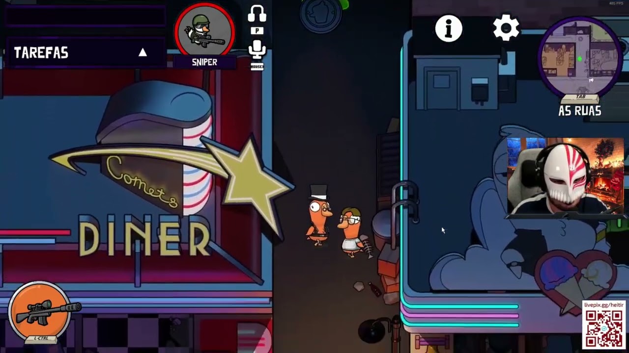 Heitir e amigos jogando Goose Goose Duck #9