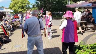 Hannah's Cat Morris from Hastings dancing outside the Dorset in Lewes at The Sussex Day of Dance