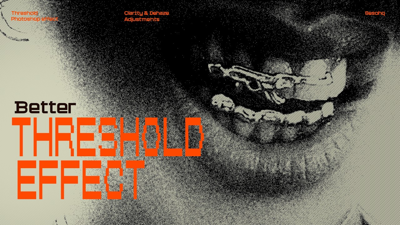Создавайте ЛУЧШИЕ эффекты пороговой обработки в Photoshop! (НОВЫЕ настройки)