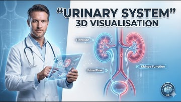 Urinary System Anatomy and Physiology: 3D Medical Visualisation