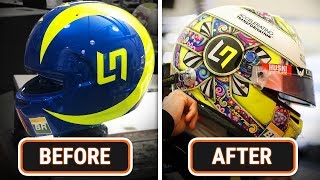 How Is An F1 Helmet Designed?